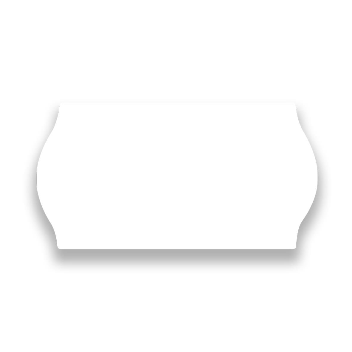 Vit etikett Prismärkning G2 22 x 12 mm