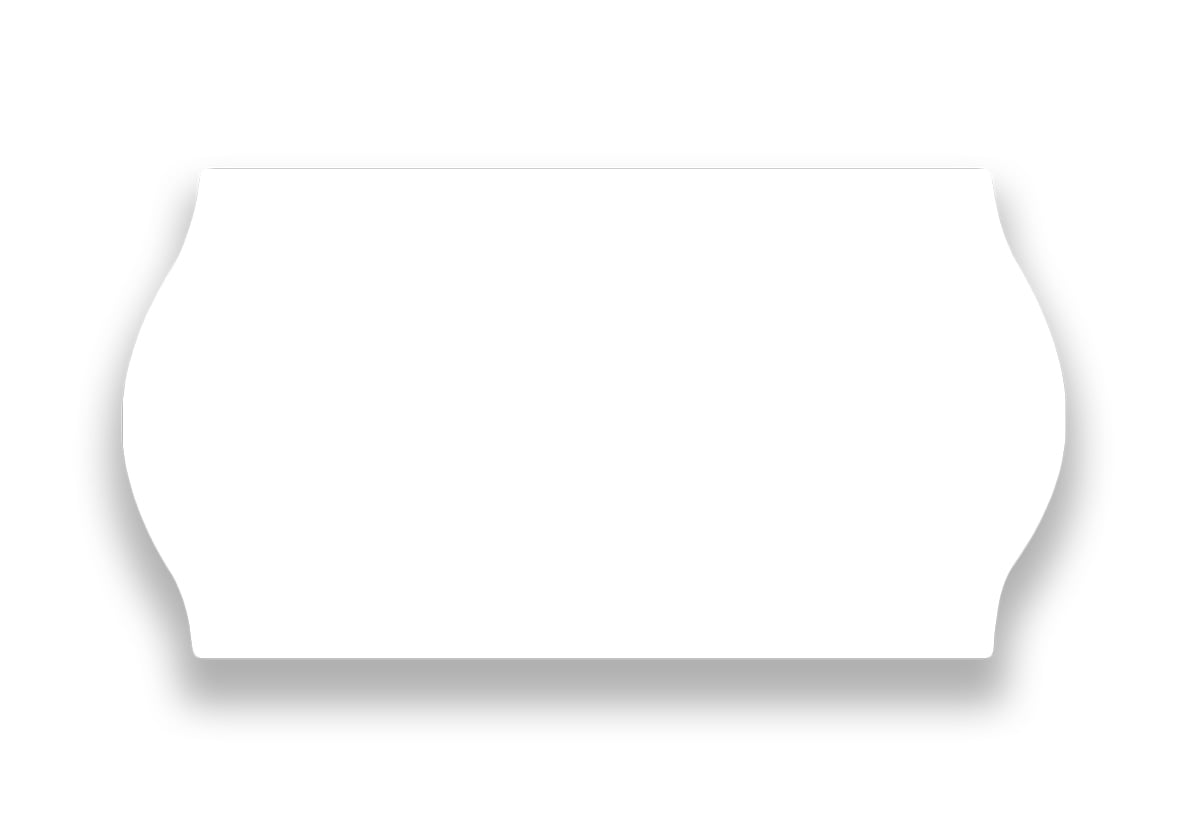 Vit etikett Prismärkning G2 22 x 12 mm