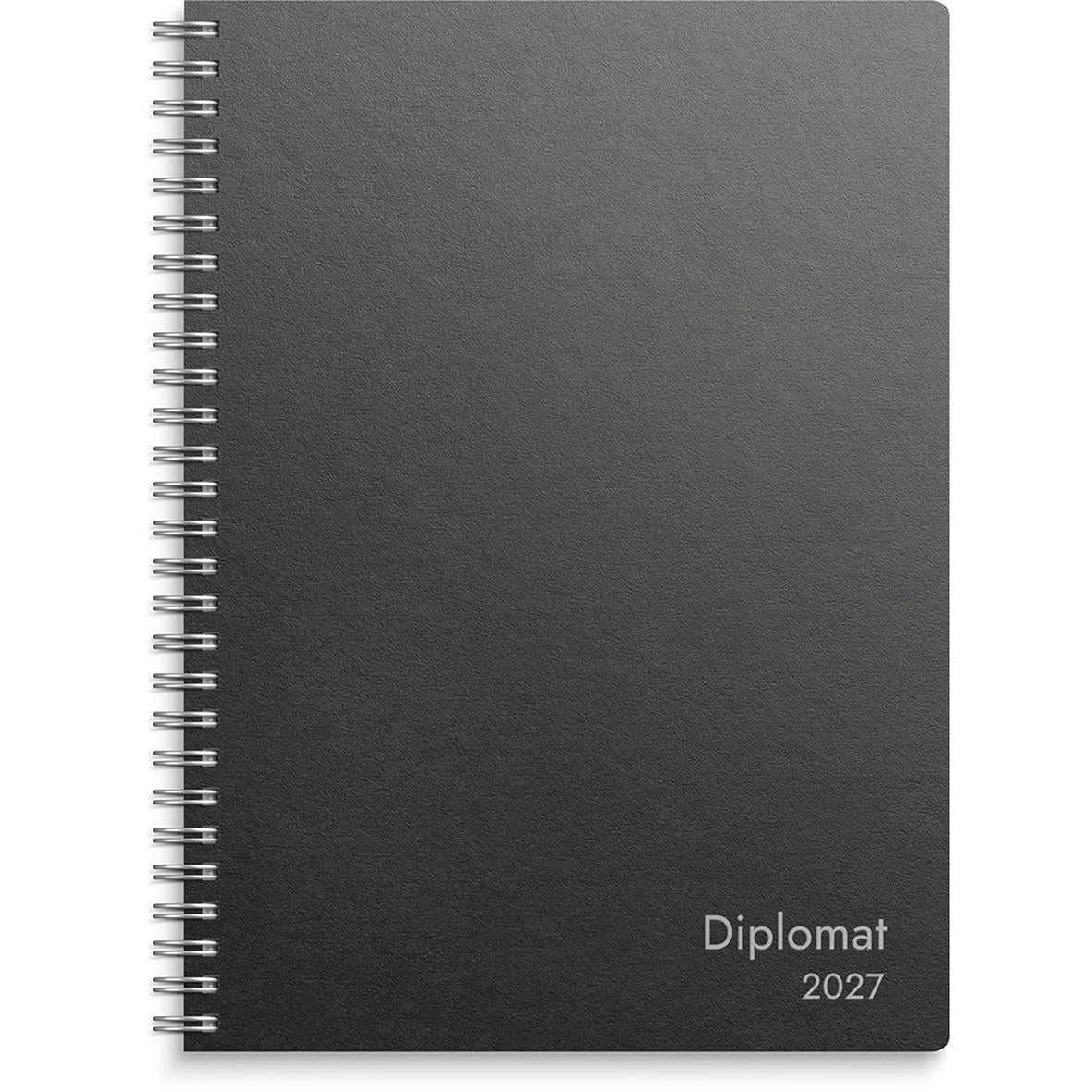 Svart Almanacka Burde 1180 Diplomat Refill Kalendersats 2026