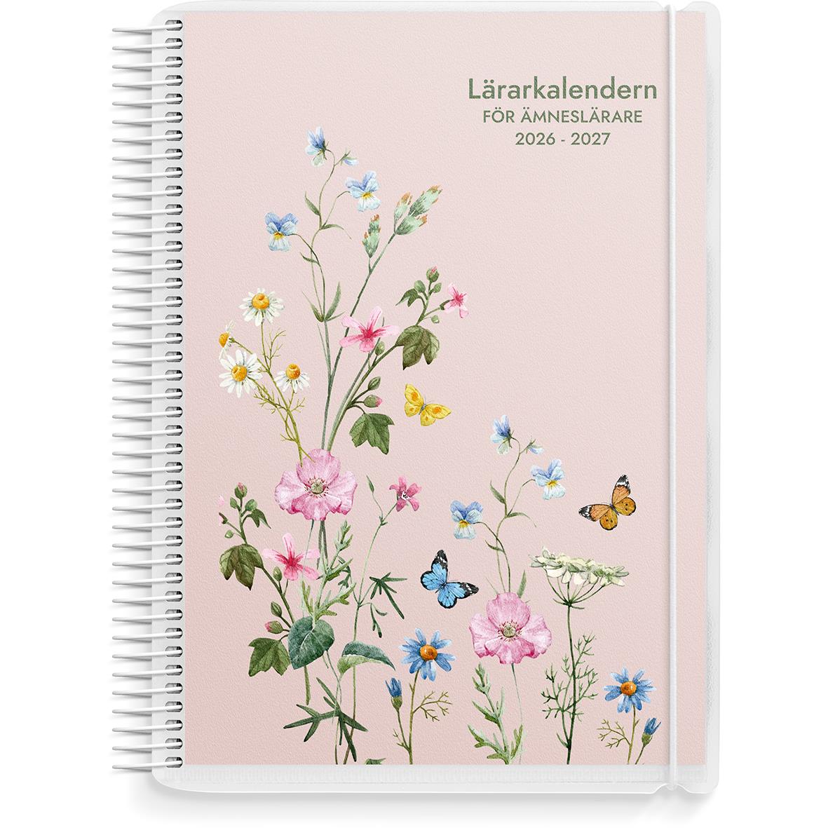 Lärarkalender Almanacka Burde 1252 för ämneslärare 25-26, A5 format