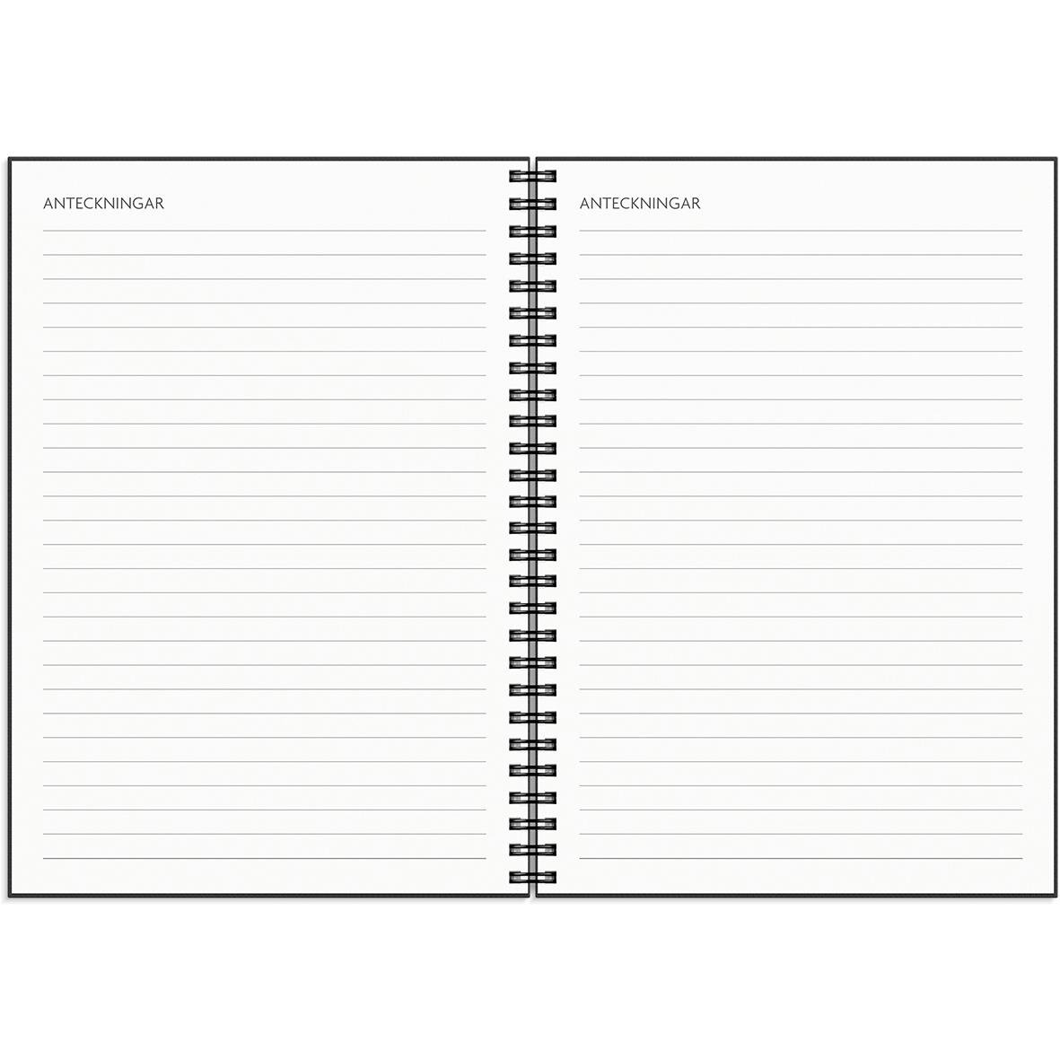 Veckoplanerare för juni med dagliga scheman och att göra-lista i A5-format