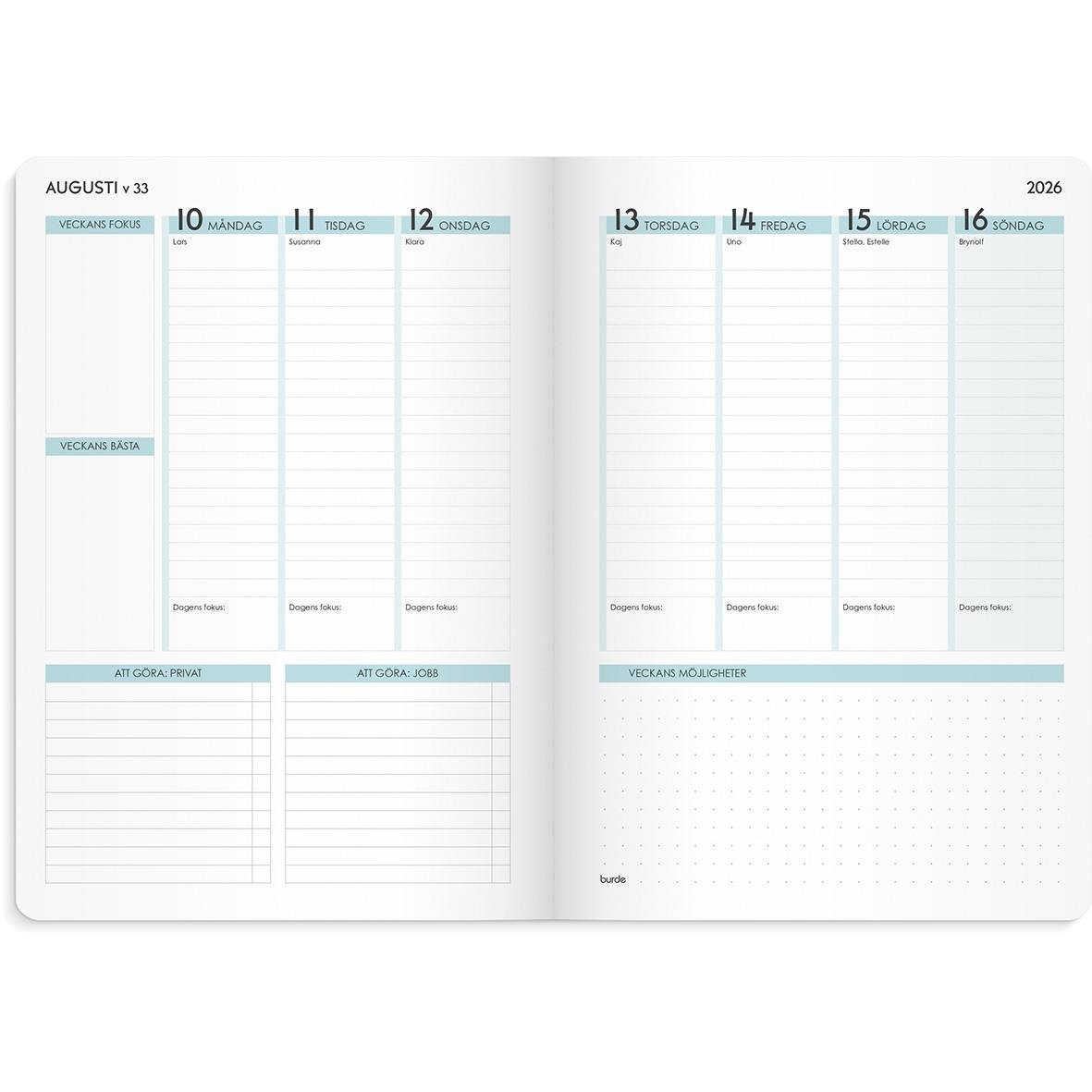 Almanacka Burde 1274 Life Planner Focus 2026 16011180_2