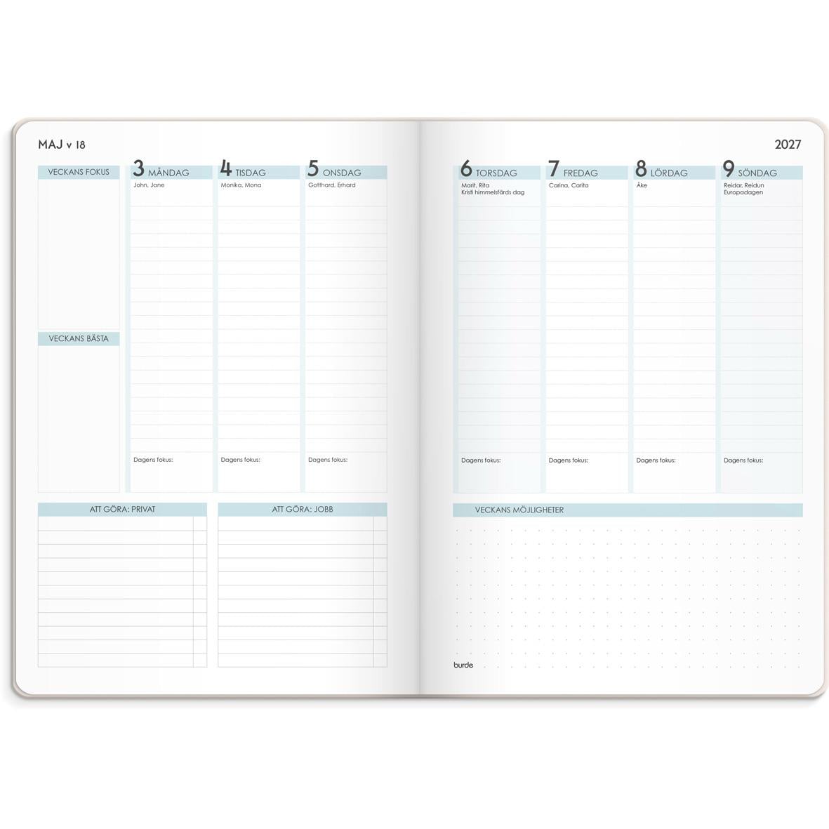Översikt av september 2026 i en planeringskalender med datum och veckodagar