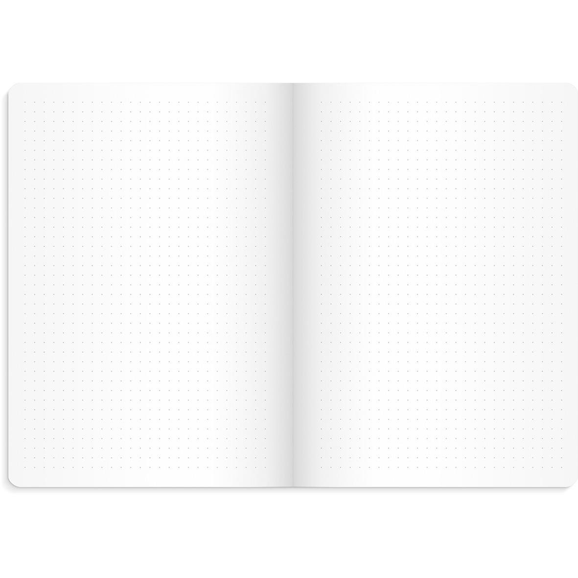 Öppnat årskalender för 2026 med tomma sidor för planering och anteckningar