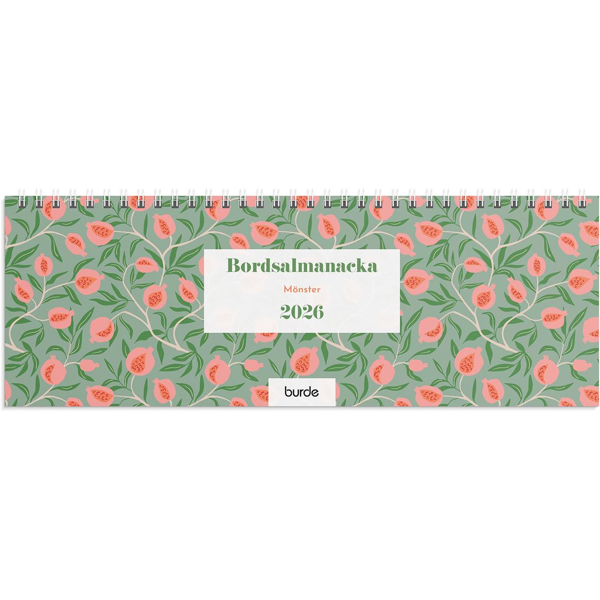 Almanacka Burde 1486 Veckoalmanackan Mönster, FSC Mix 2026