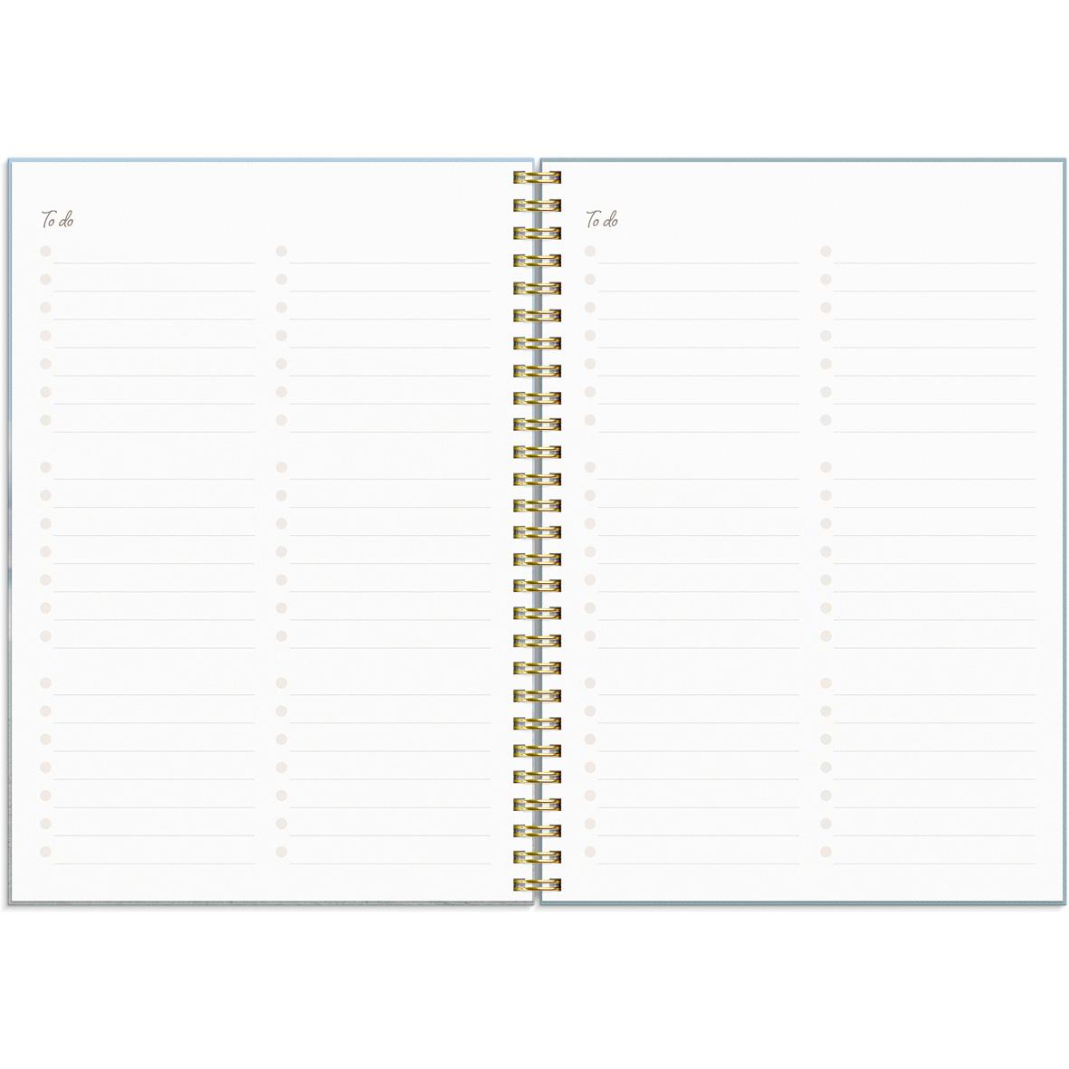 A5 Life Planner Feel Good 2026 almanacka med havsbild och snäcka på omslaget