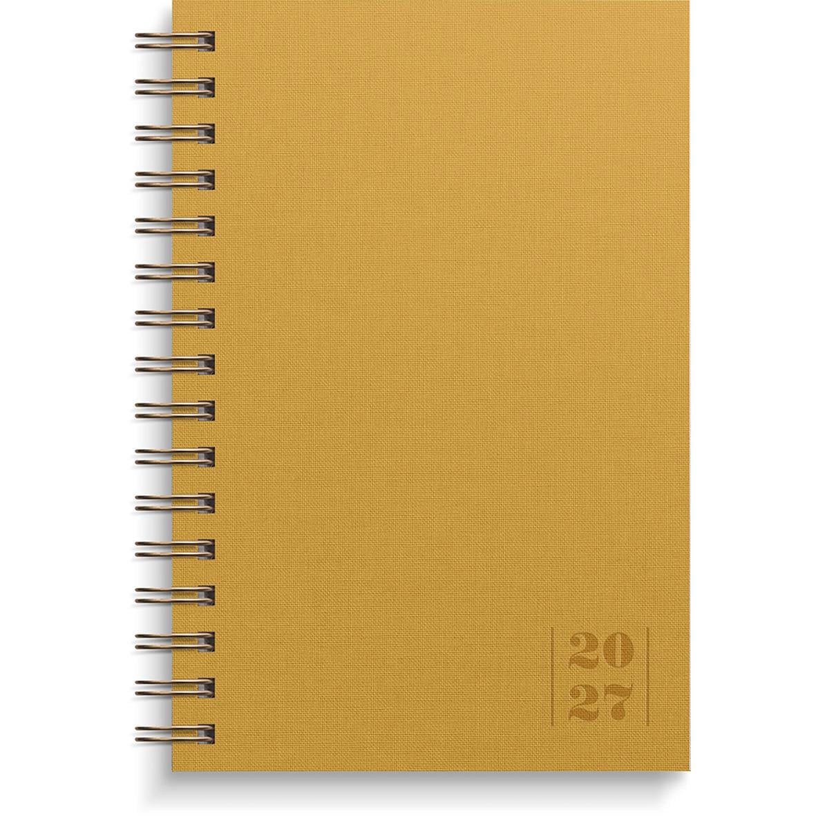 Blå Almanacka Burde 5642 Dagbok Textile 2026 135x205mm
