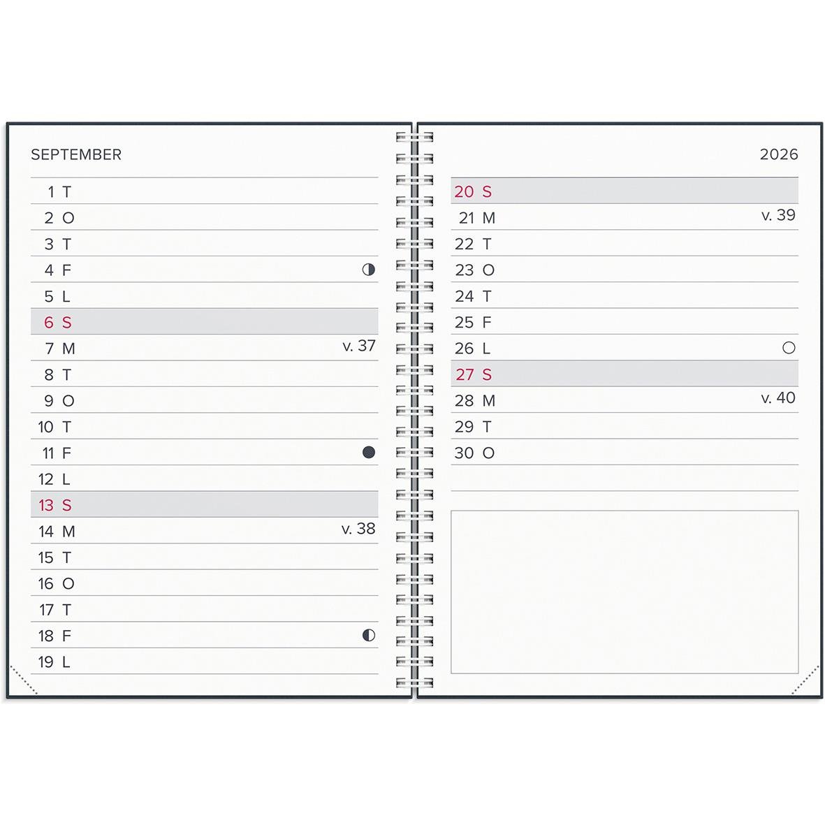 Almanacka Burde 1068 XL-Kalendern 2026 16011264_3