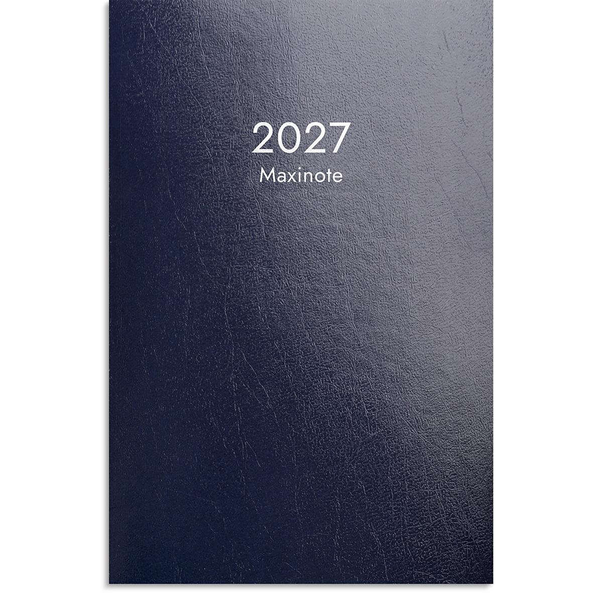 Blå Almanacka för 2026 med Maxinote och kartongomslag