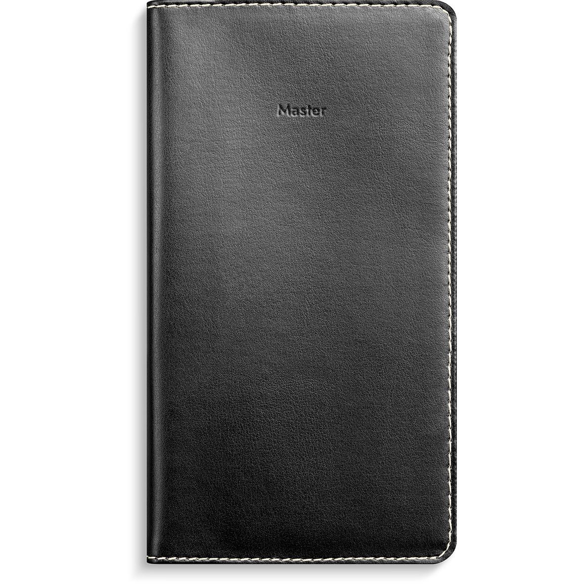 Svart Almanacka Burde 3665 Master Konstläder 2026