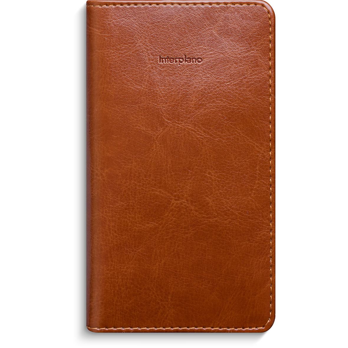 Almanacka Burde 3647 91ter48ano Konstläder 2026 Cognac