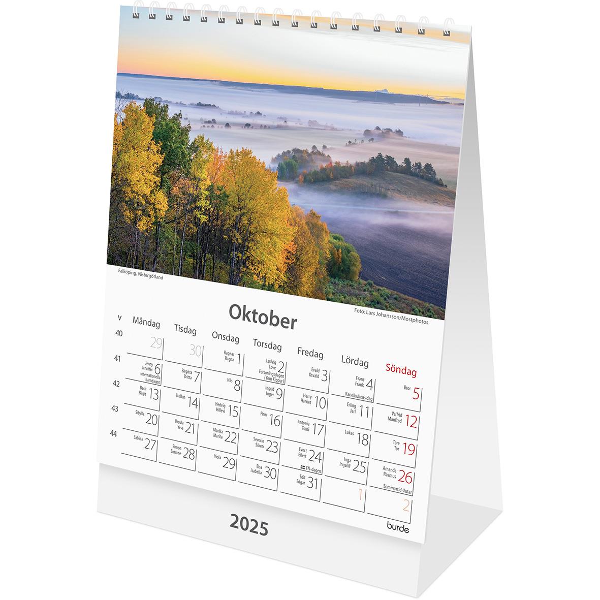Almanacka Burde 1530 Bordskalender Sverige 2024