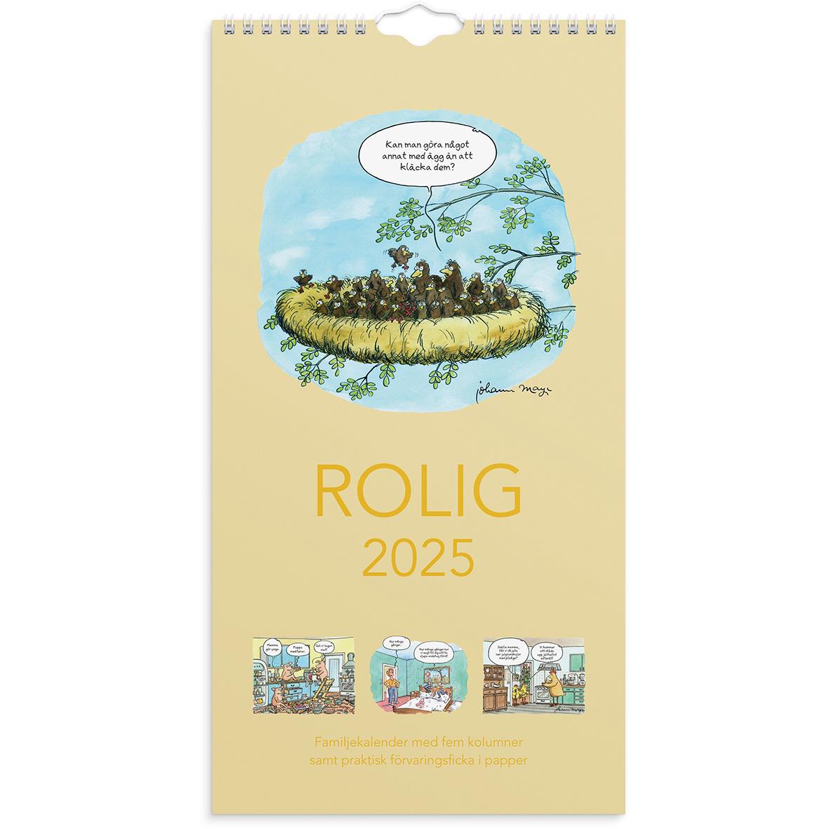 Väggkalender Burde 1758 Familjekalender Rolig 2024