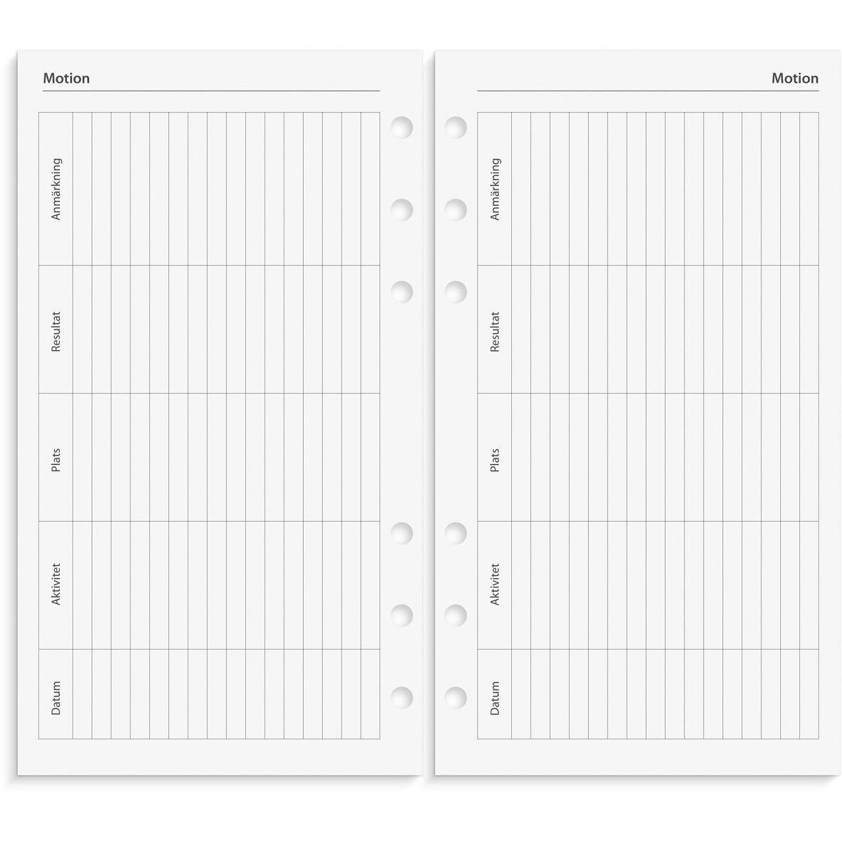 Systemkalender Burde 4611 Regent Konstläder 2026 Svart med plats för daglig planering och noteringar