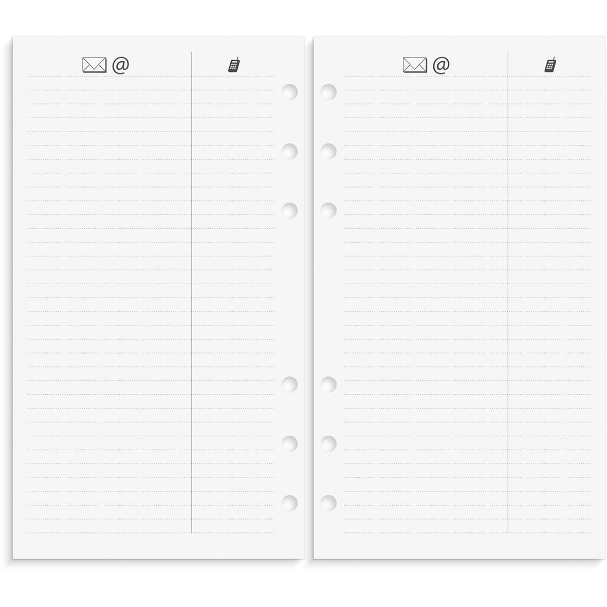 Systemkalender Burde 4678 Regent Skinn 2026 svart med linjerade sidor för planering