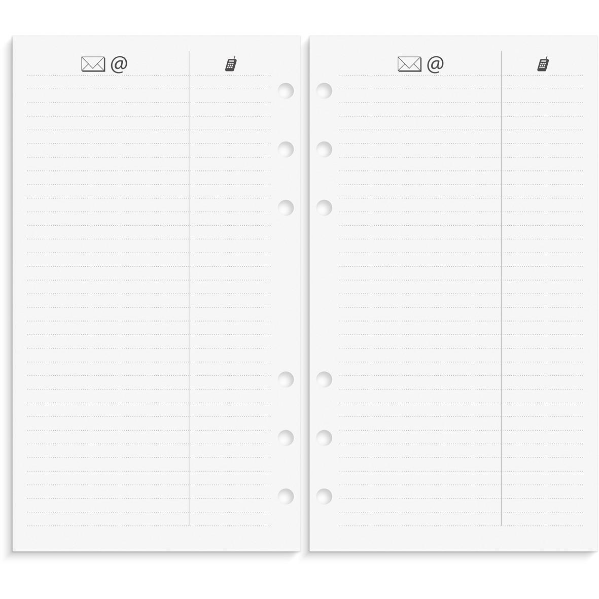 Systemkalender Burde 4679 Regent Skinn 2026 Brun öppnad med fack och ringbindare