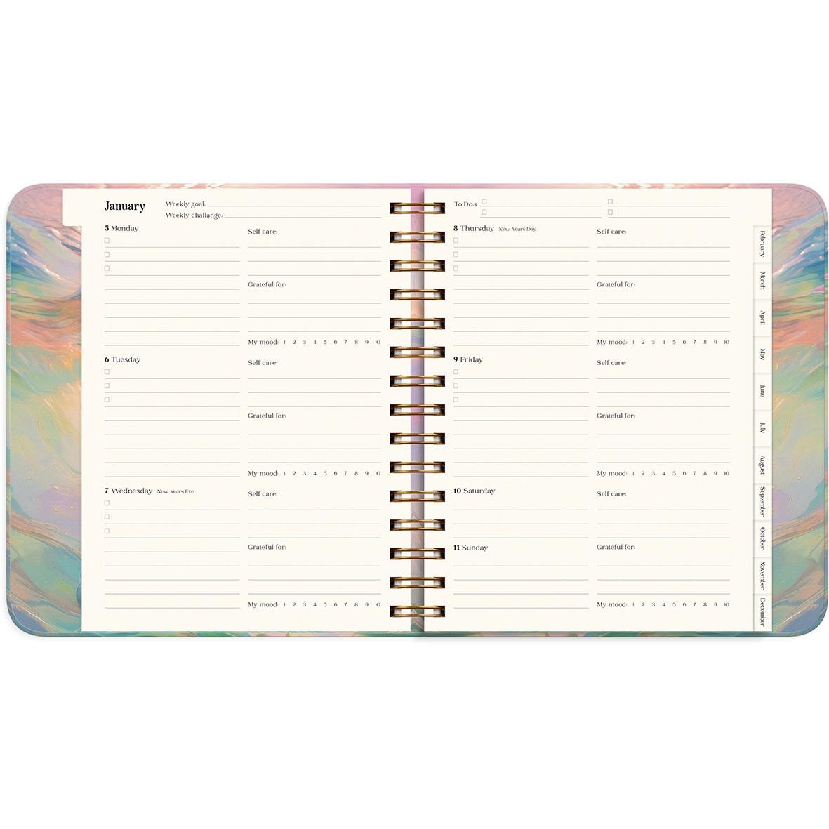 Väggkalender Burde 1212 Dream & Do Swirl 2026 16118881_2