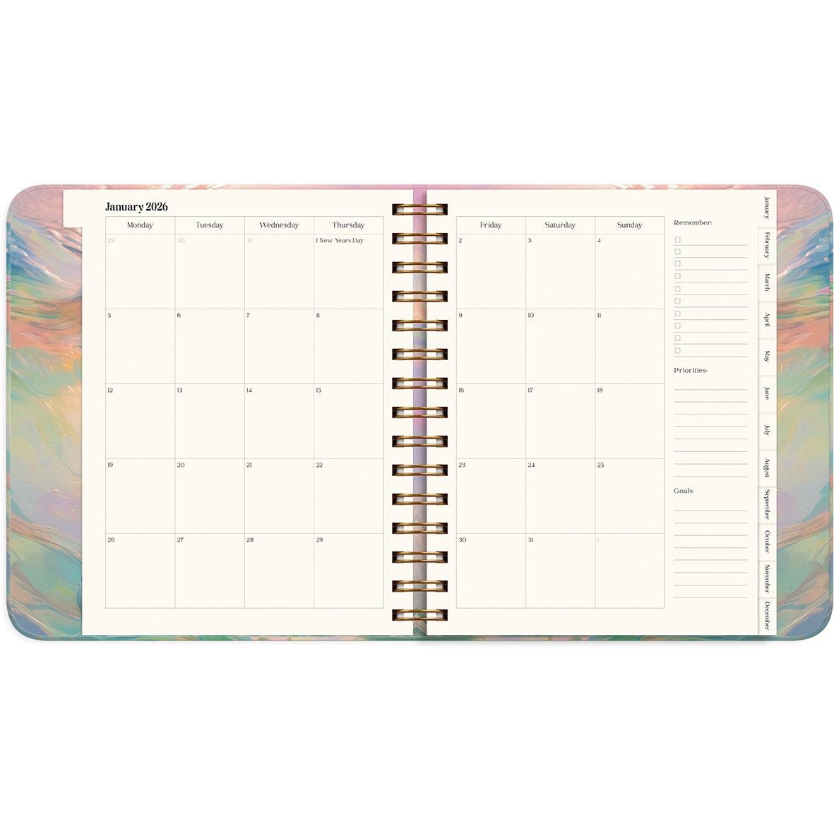 Väggkalender Burde 1212 Dream & Do Swirl 2026 16118881_3