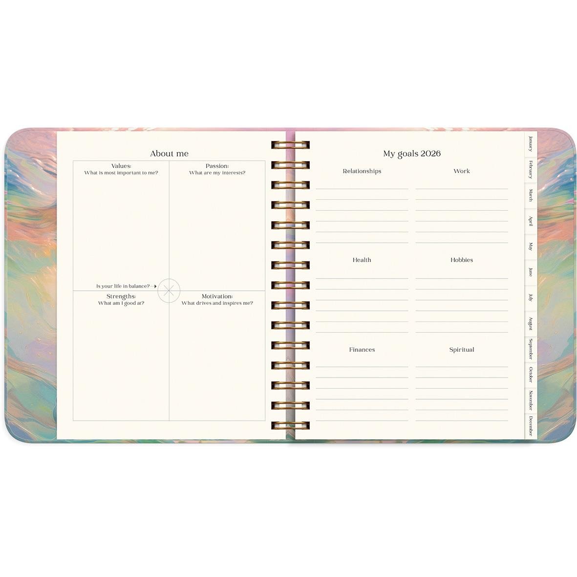 Väggkalender Burde 1212 Dream & Do Swirl 2026 16118881_6