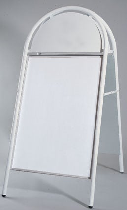 Gatuställ Gotic Vit 50x70cm, vit ram och whiteboardyta