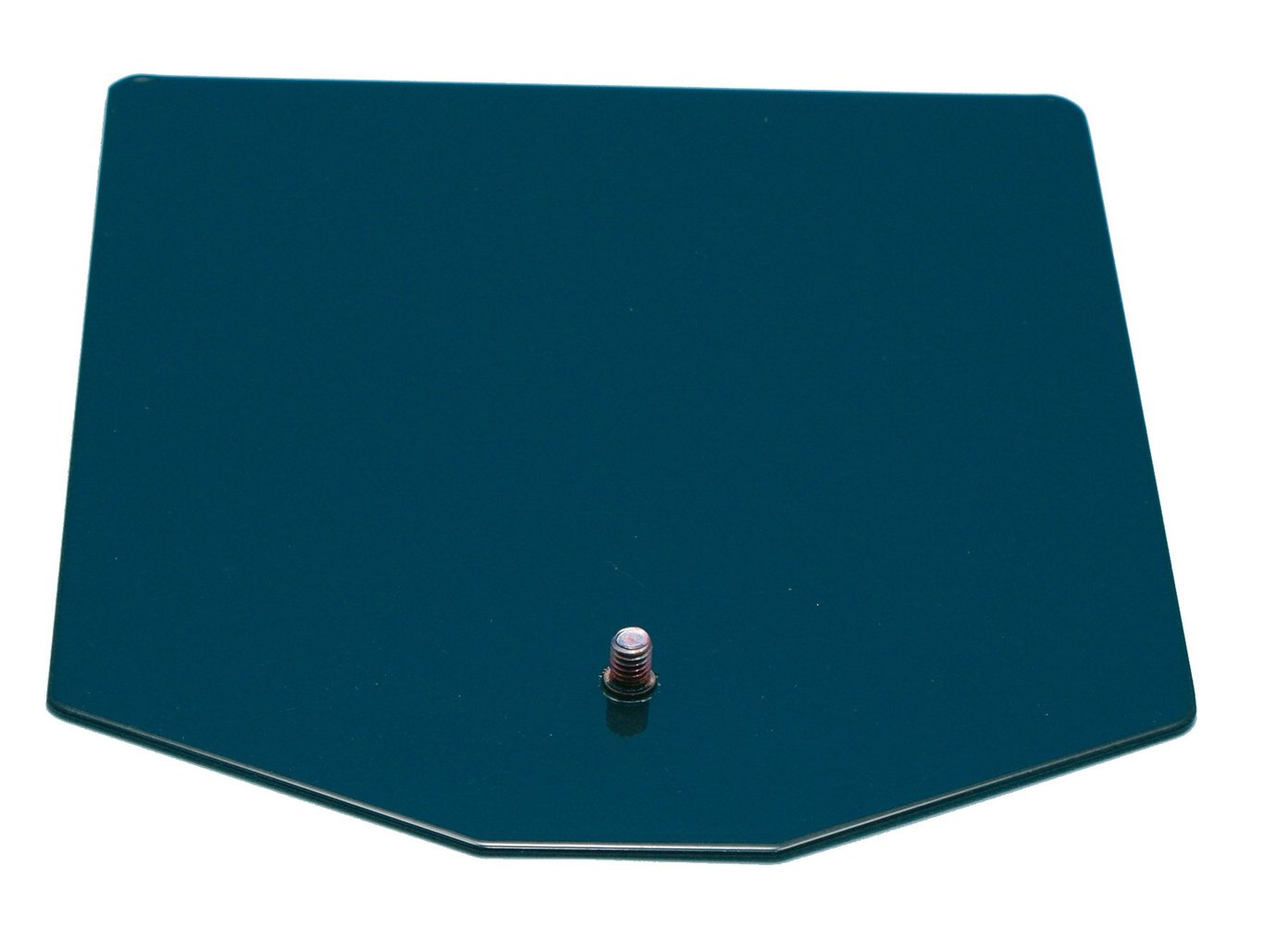 Svart metallfot till teleskopstång med liten skruv