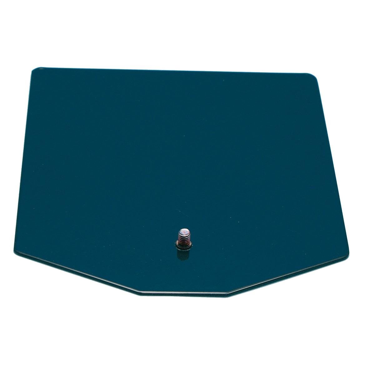 Svart metallfot till teleskopstång med liten skruv