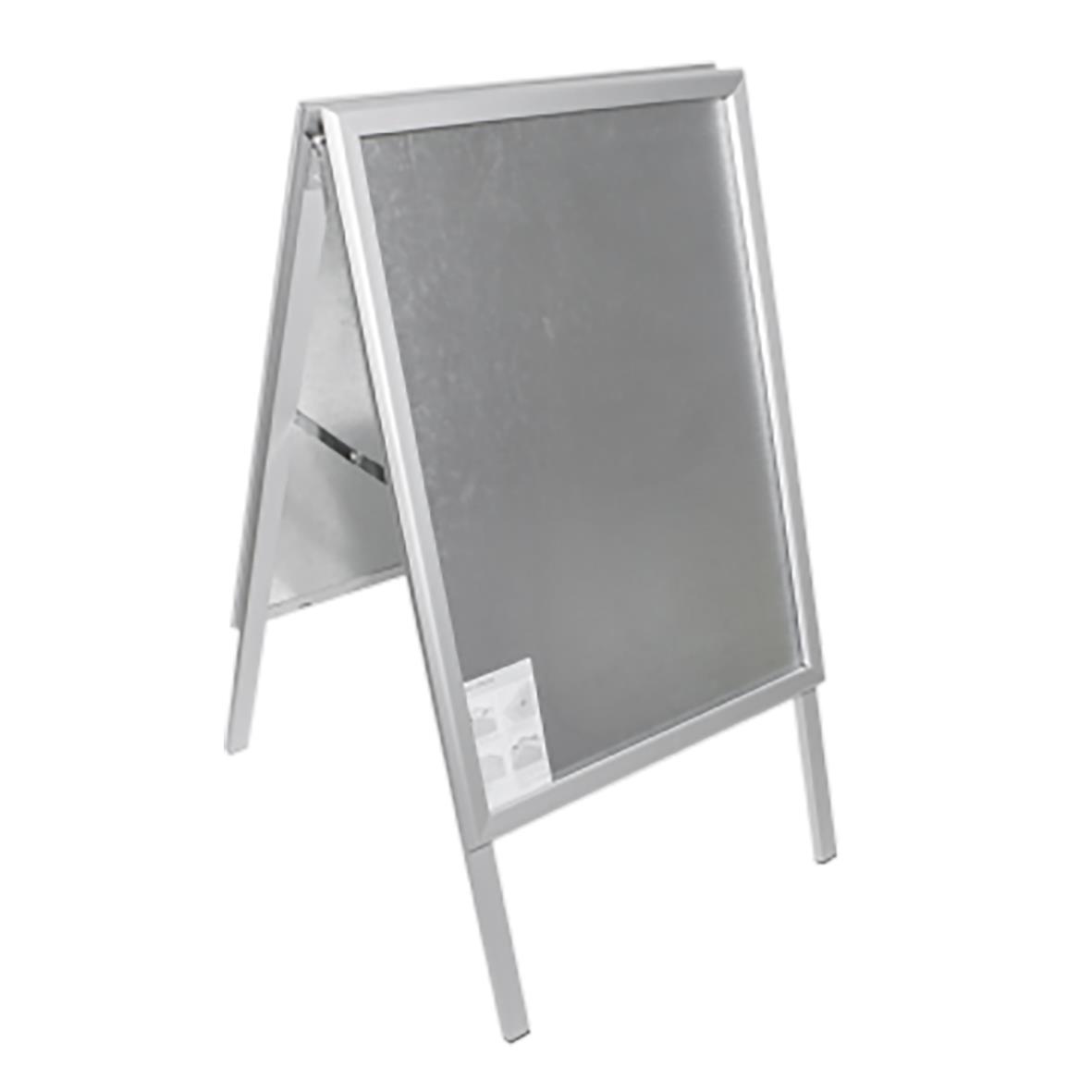 Gatuställ Aluminium-Line A-Bock i silver, 70x100cm