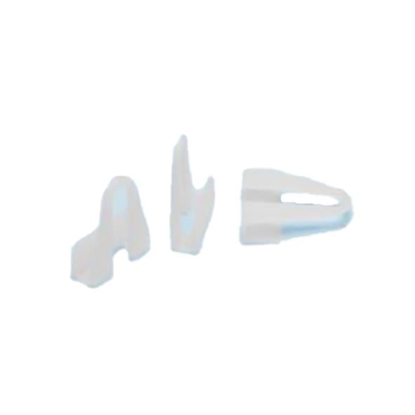 Tre vita listhållare till affischlist