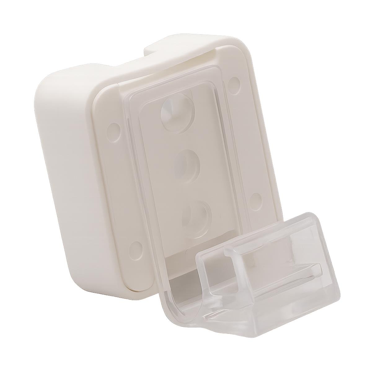 Väggmonterad rammagnet i plast med lock för förvaring