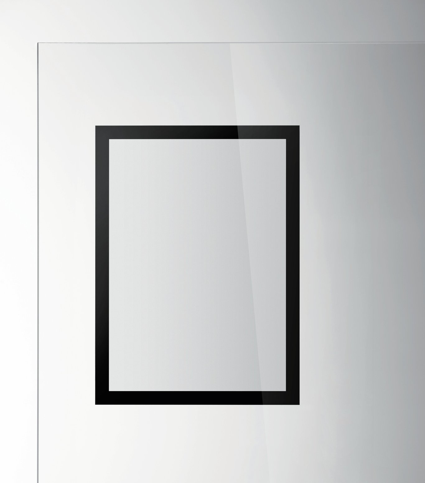 Svart Duraframe Sun ram i A4 storlek utan bild