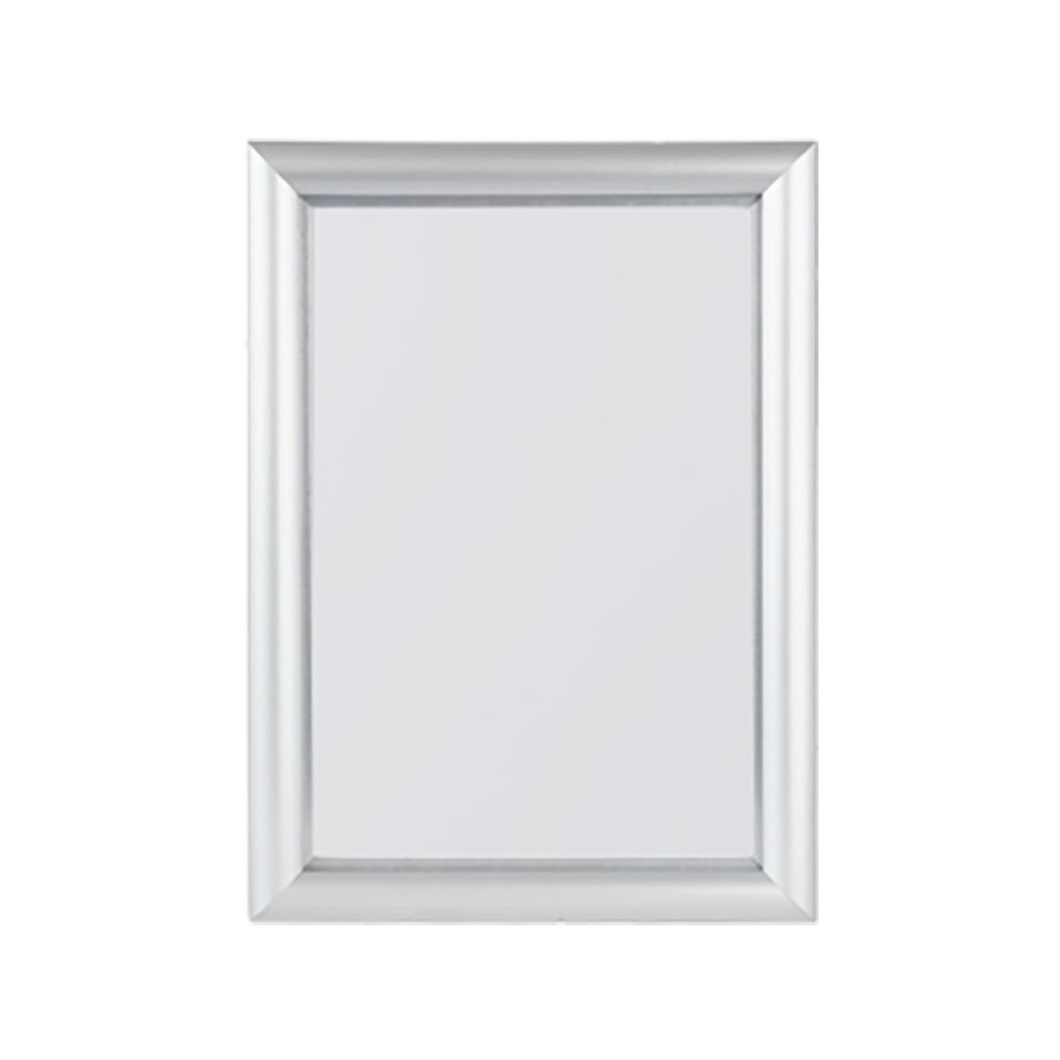 Snäppram i aluminiumprofil silver för A5-format, modern och stilren design