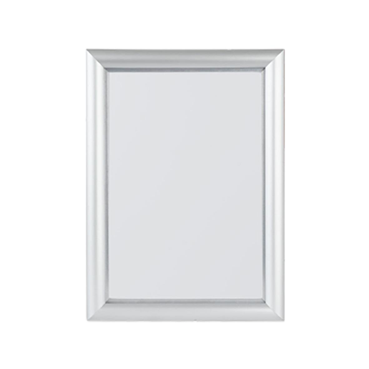 Snäppram i aluminiumprofil silver för A5-format, modern och stilren design