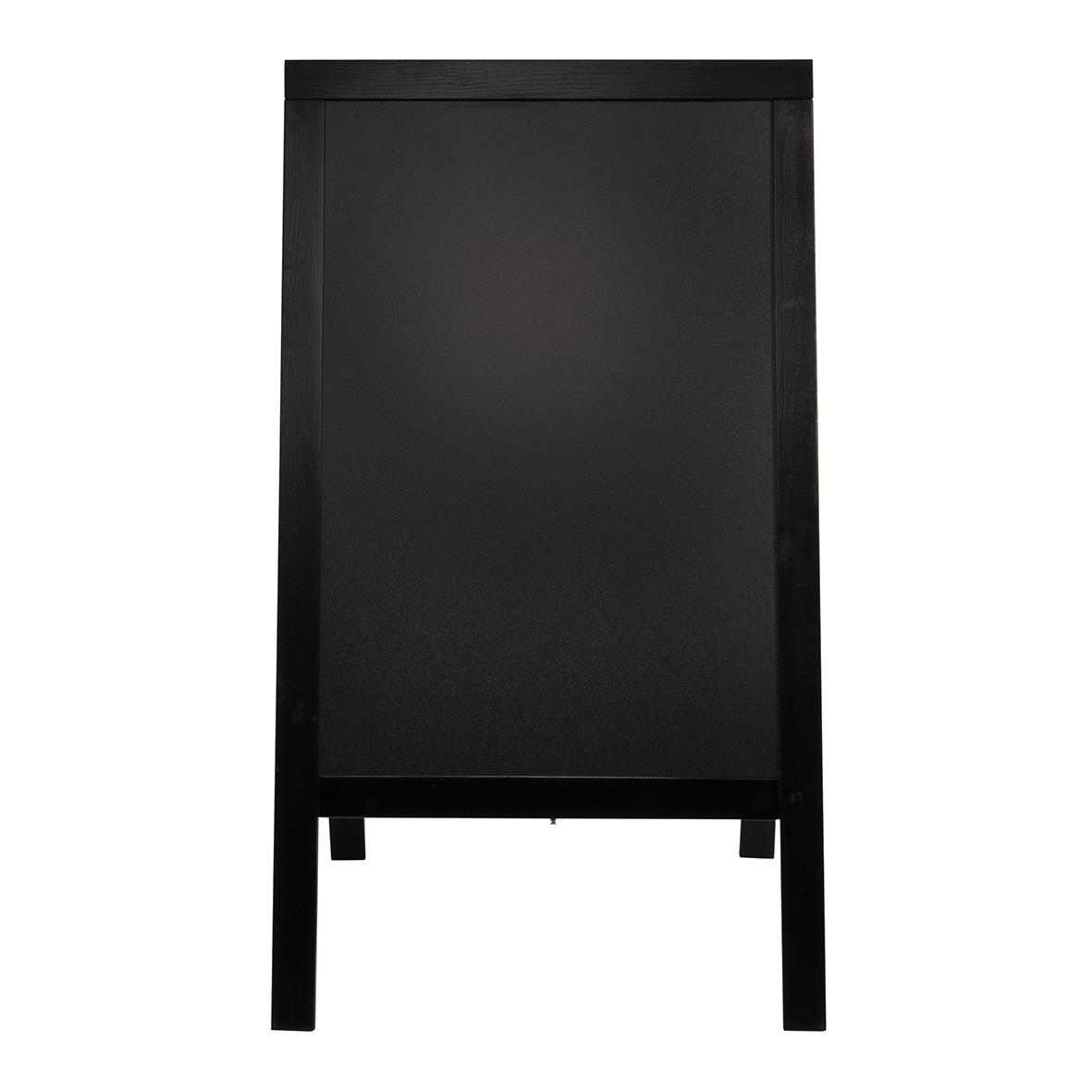 Gatuställ Securit Woody Furu Svart 58x87cm Skrivyta