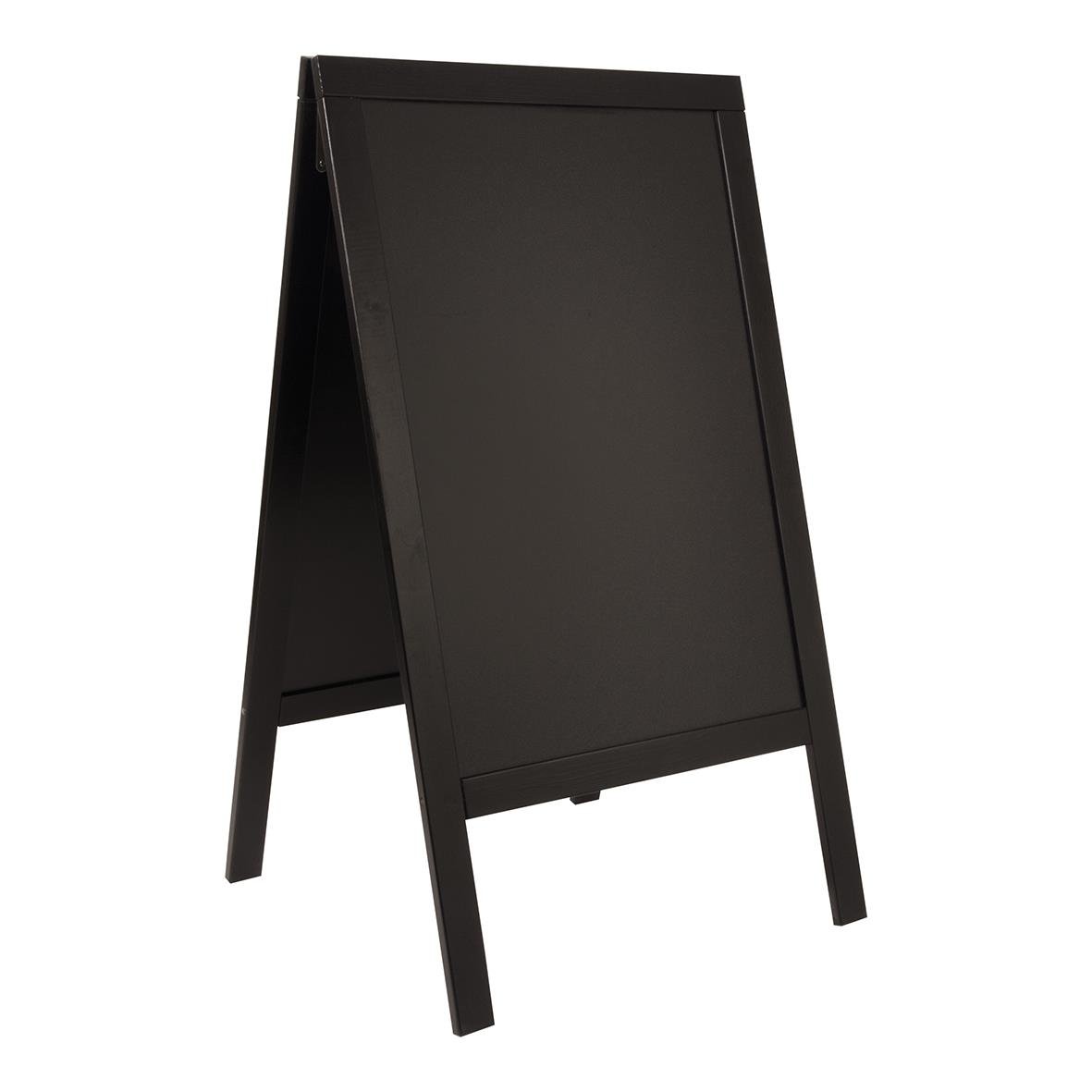 Gatuställ Securit Woody Furu Svart 58x87cm Skrivyta