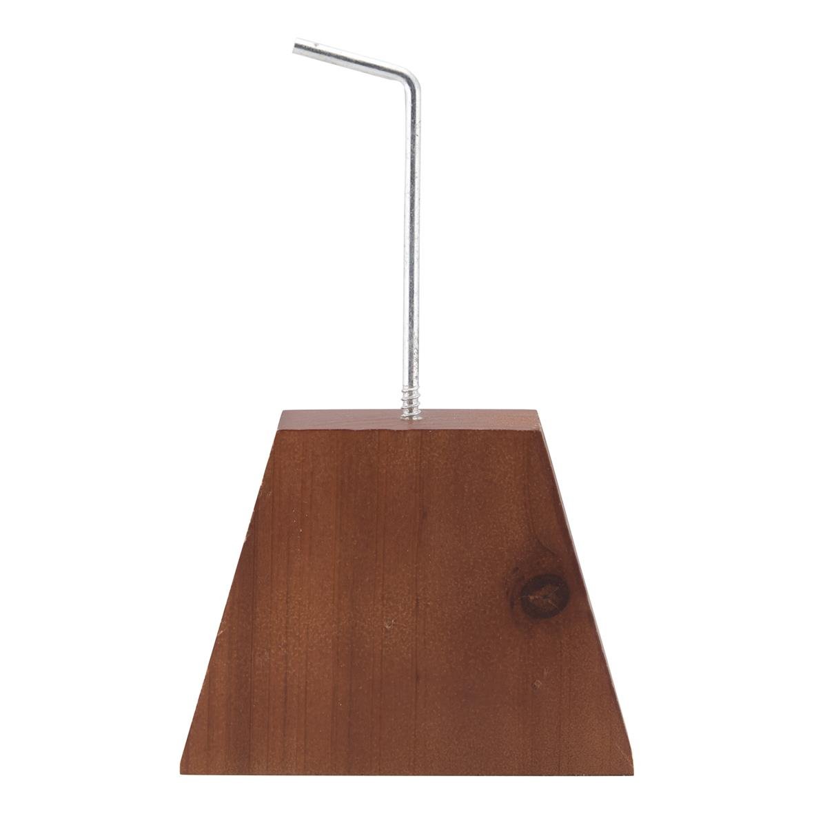 Kil till gatuställ Securit universell mahogny med metallarm och träbas