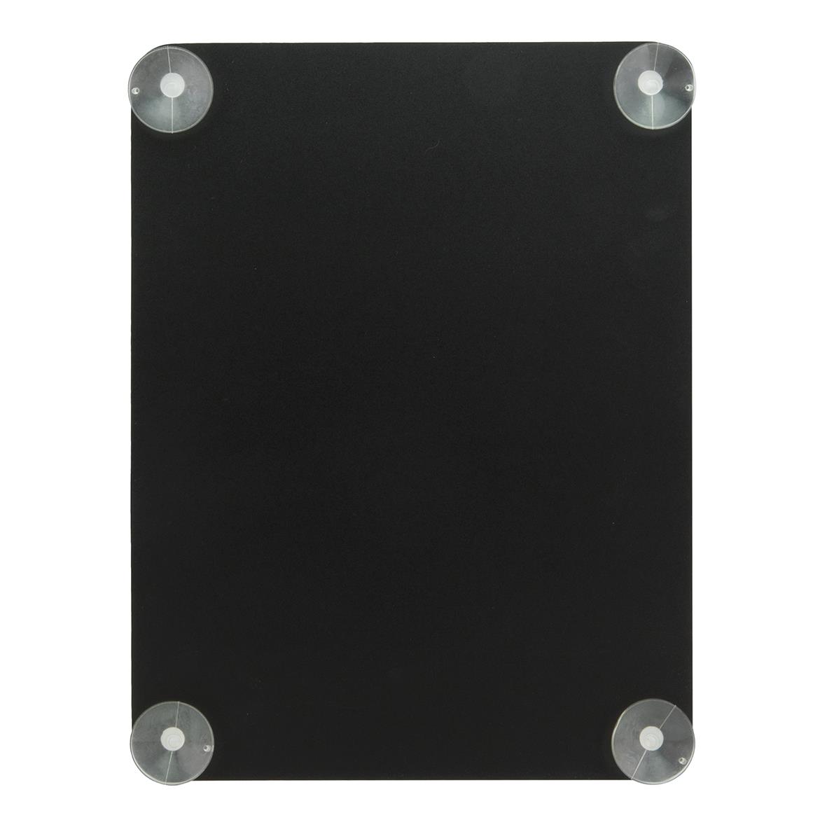 Dubbelsidig svart griffeltavla från Inforam Securit, 35,6x27,1cm