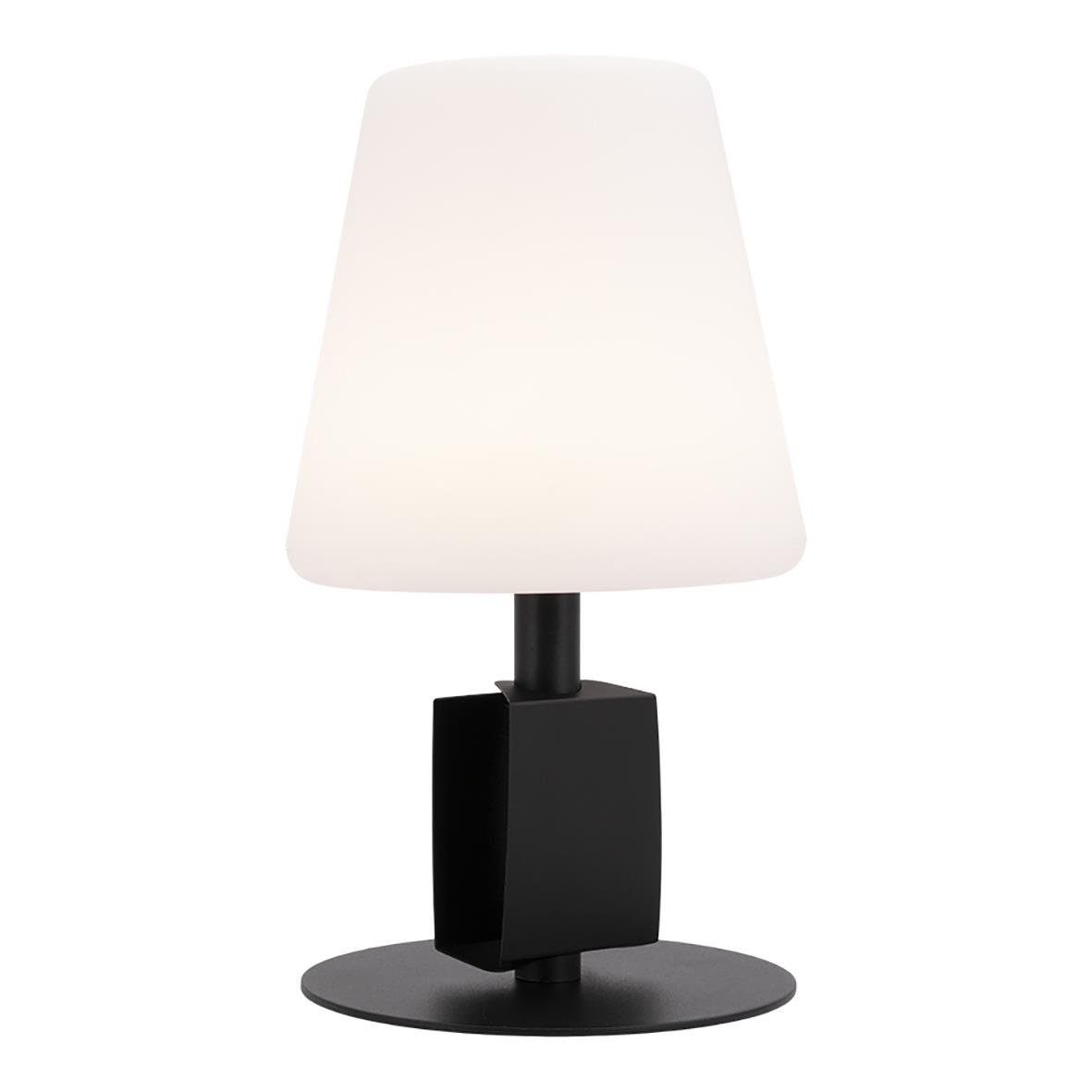 Bordslampa Securit med griffeltavla och vit lampskärm