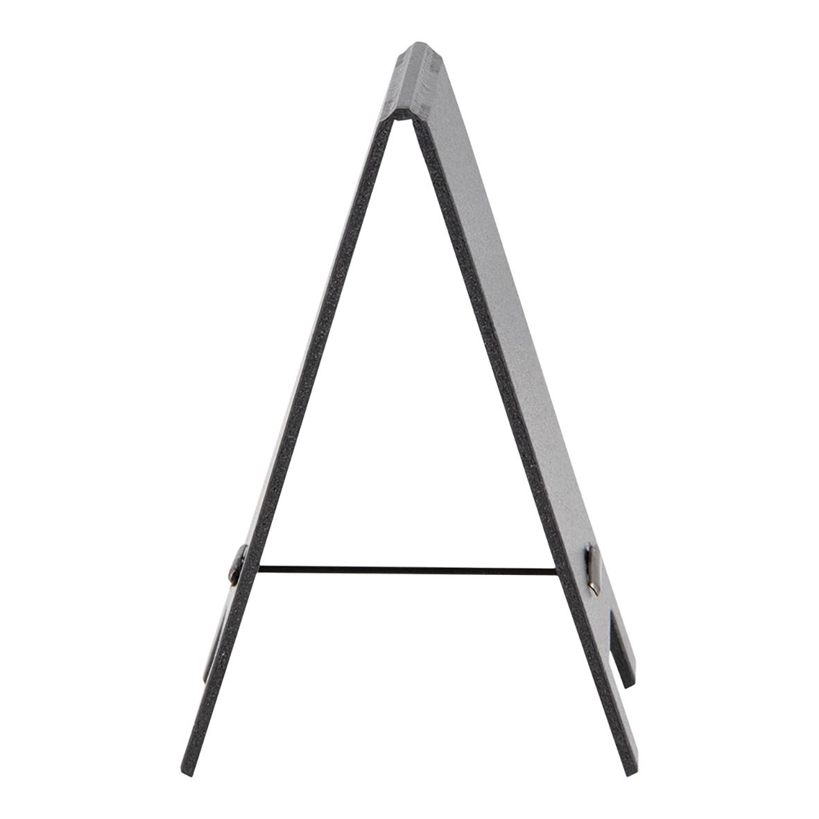 Mini griffeltavla för bord, 8,5x5cm, med stöd, svart ram