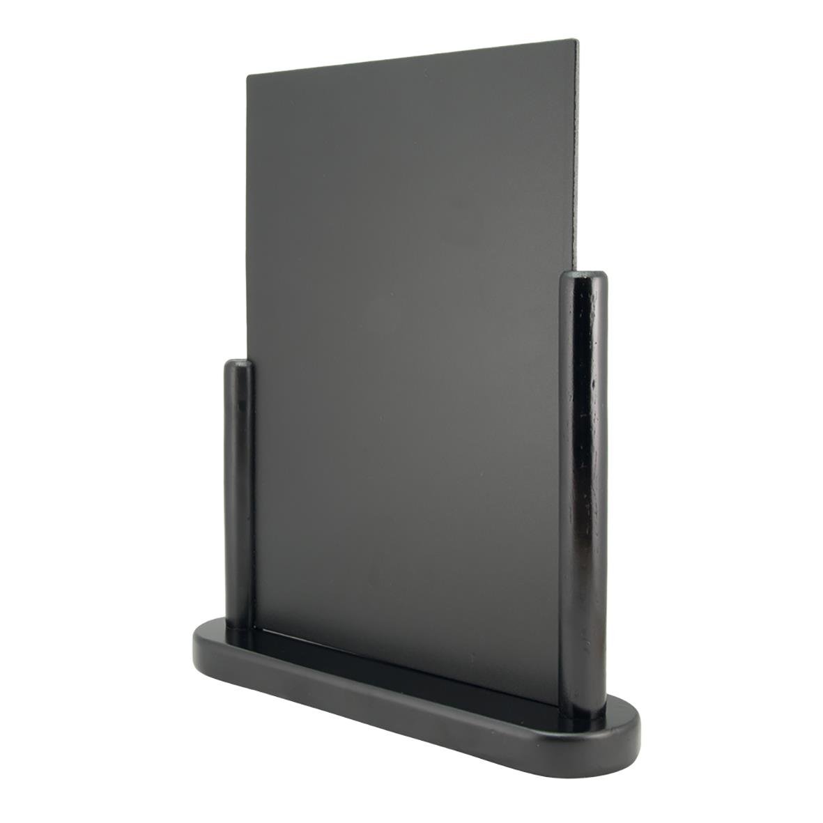 Svart griffeltavla Securit Elegant för bord med skrivyta i A4-storlek