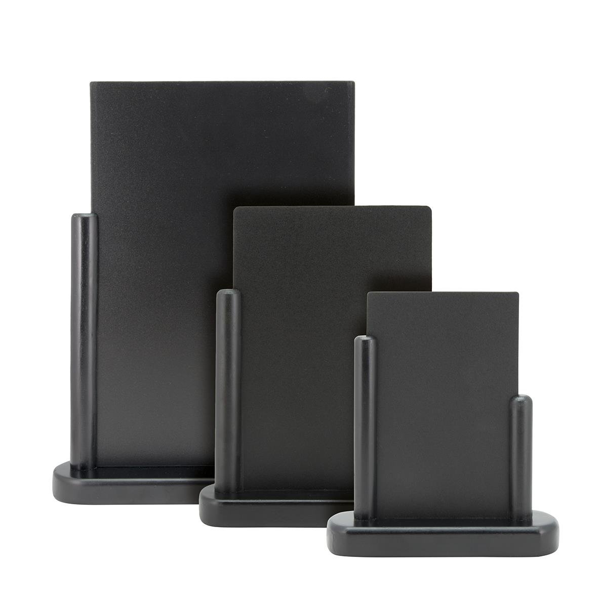 Svart griffeltavla Securit Elegant för bord i A4-storlek med skrivyta