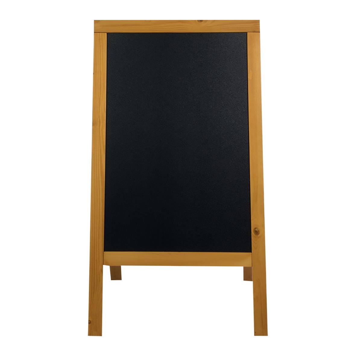 Gatuställ Securit Woody Furu Teak 58x87cm med skrivyta