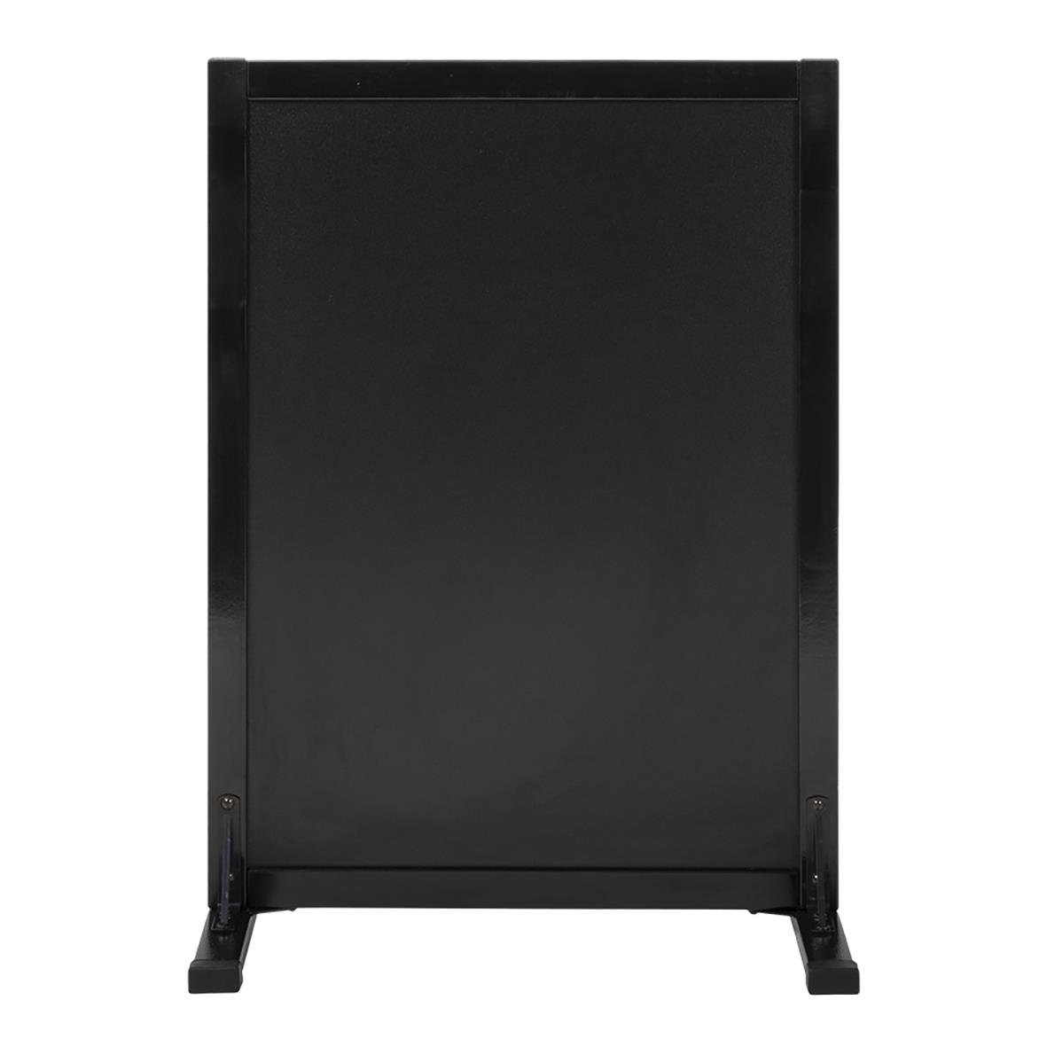 Gatuställ Securit Woody svart 47x67cm med skrivyta