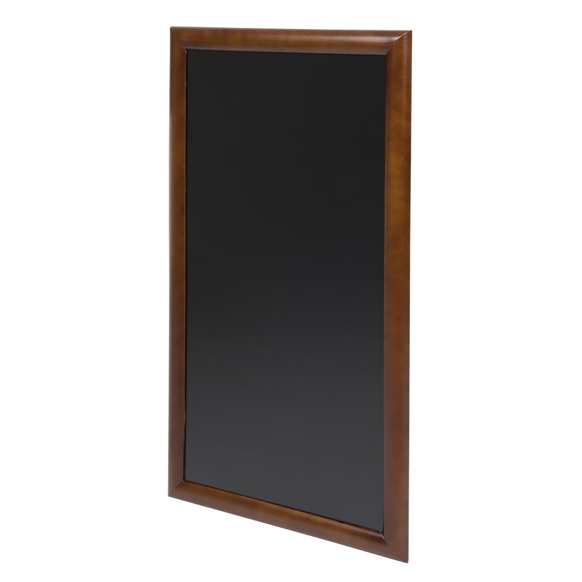 Avlång mörkbrun griffeltavla för vägg, 46x90cm, skrivyta