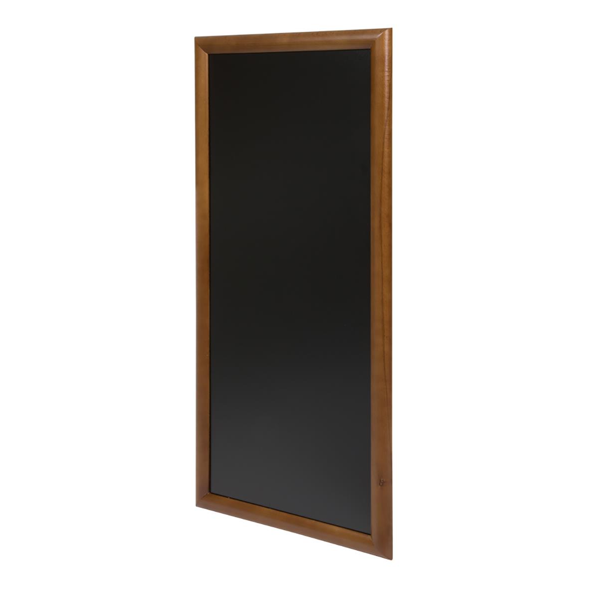 Avlång mörkbrun griffeltavla för vägg med skrivyta 46x110cm