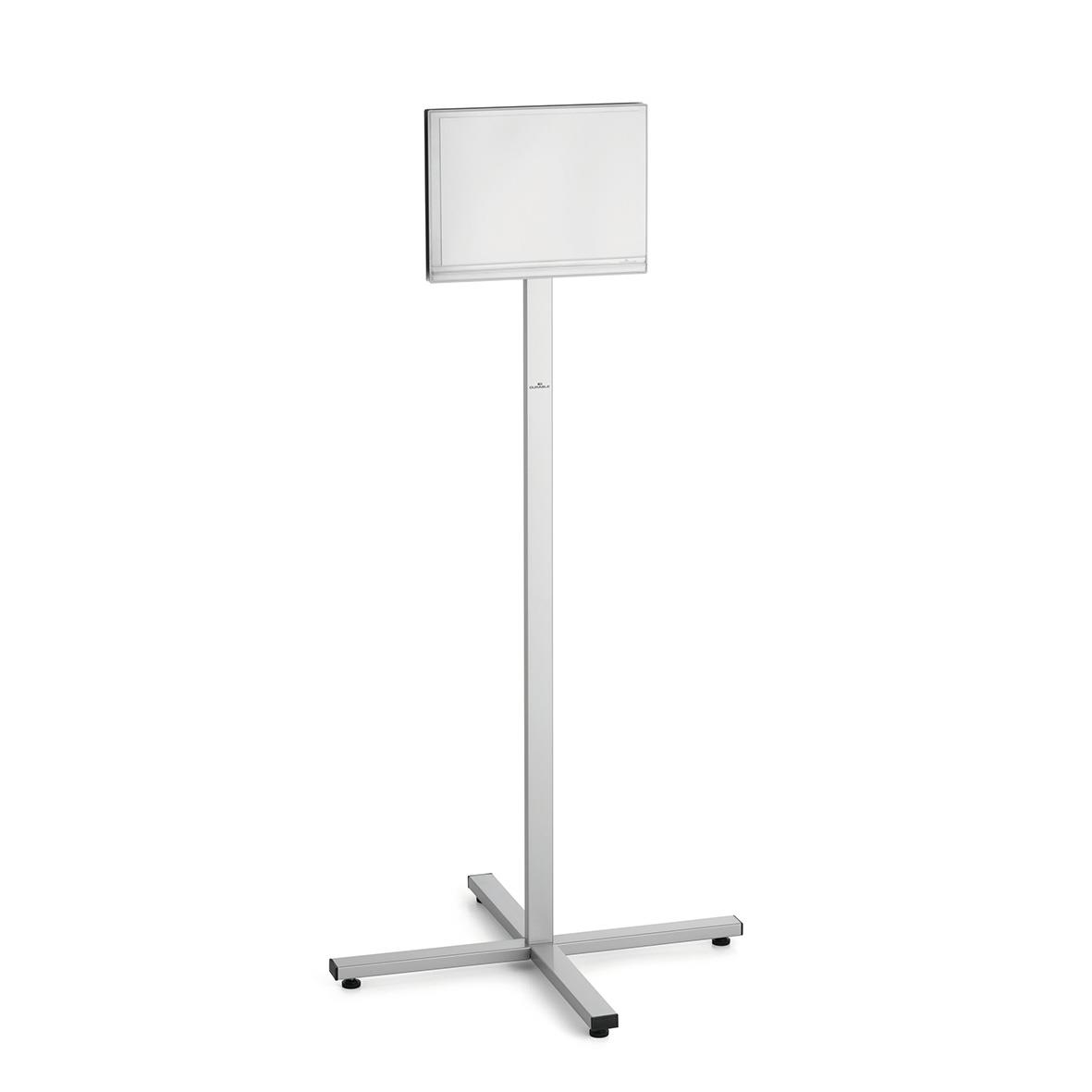 Golvskylt Durable INFO STAND för utomhusbruk i antracitgrå med A4 storlek