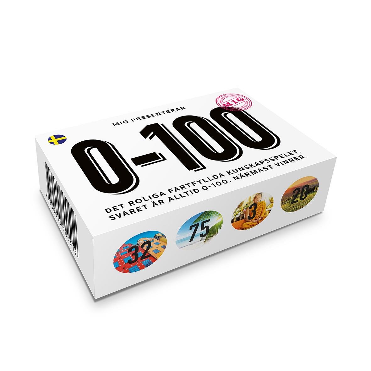 Spel MIG Mini 0-100, utbildningsspel med siffror och tal