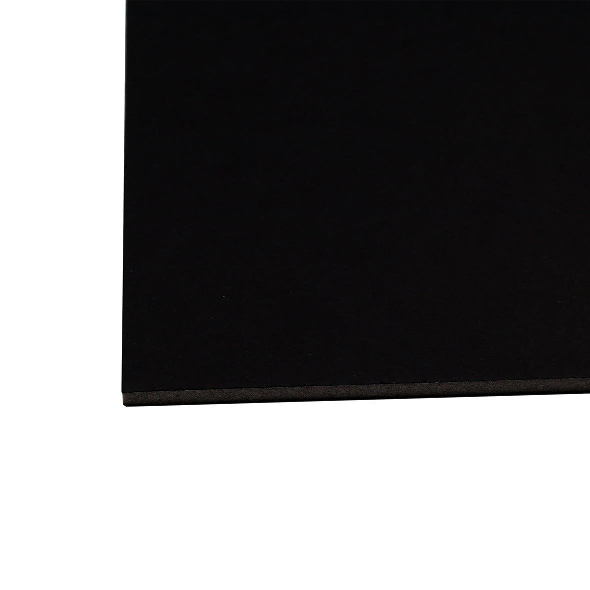 Svart kapaskiva 5mm tjock, storlek 35x50cm