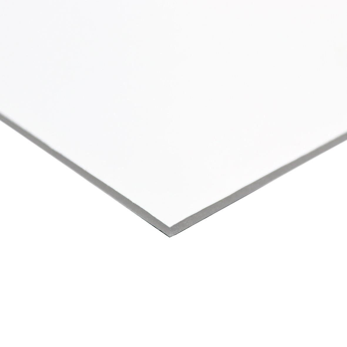 Vit kapaskiva 3mm tjock, 50x70cm