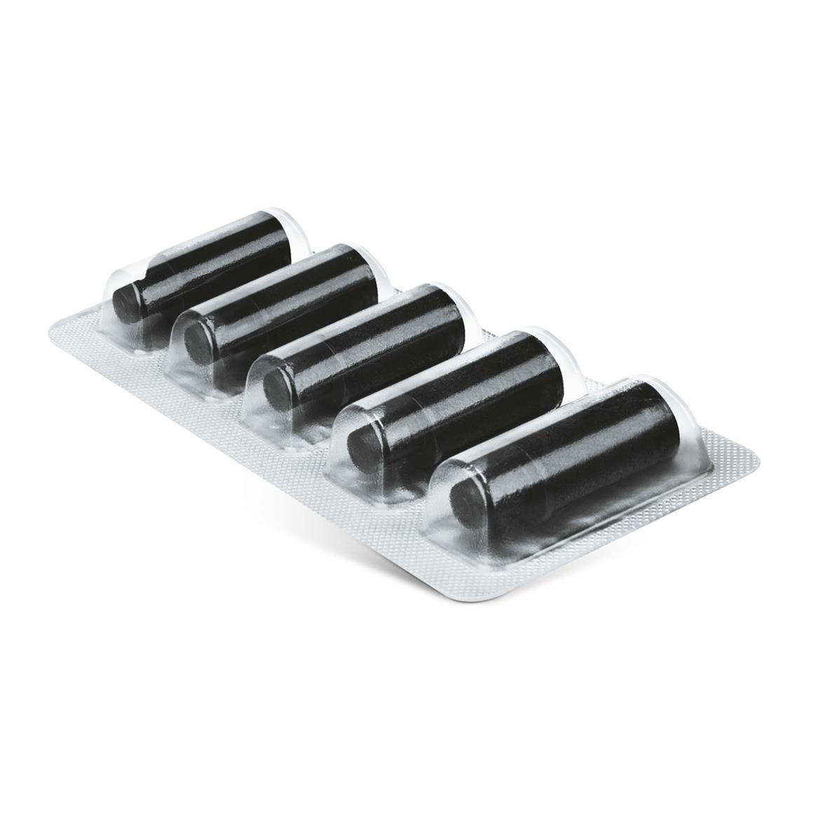 Färgrulle Meto till Basic M & Arrow M i svart, sex rullar i plastförpackning