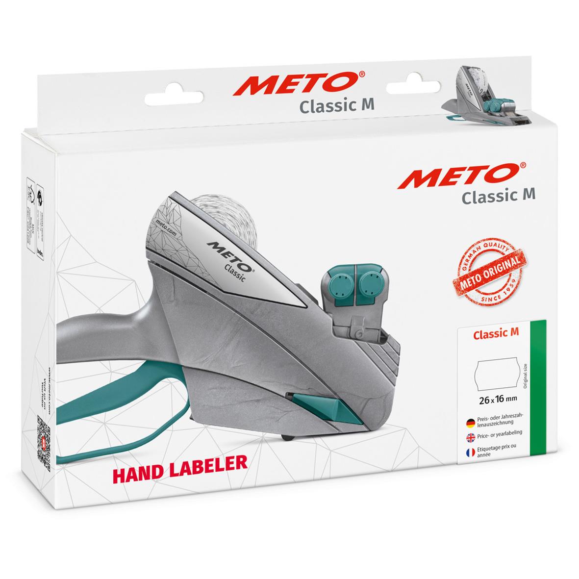 METO Prismärkare Classic M 26x16mm för märkning med 2 rader